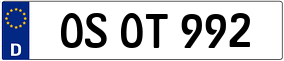 Truck License Plate